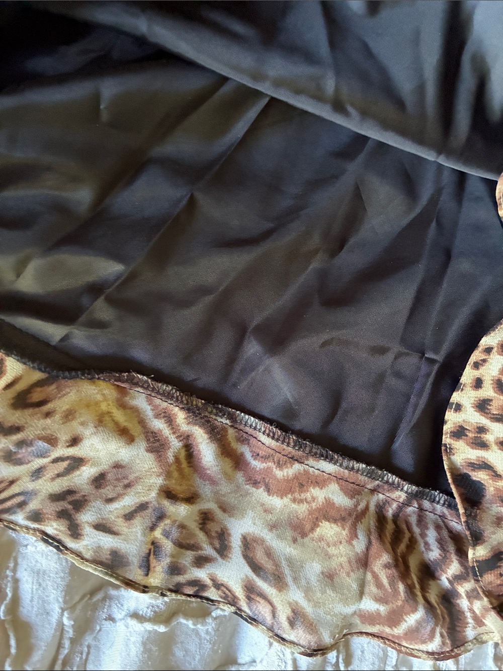 Jackie Jon Leopard-Print Asymmetric Cami Top in Brown, Green & Black - Picture 12 of 12